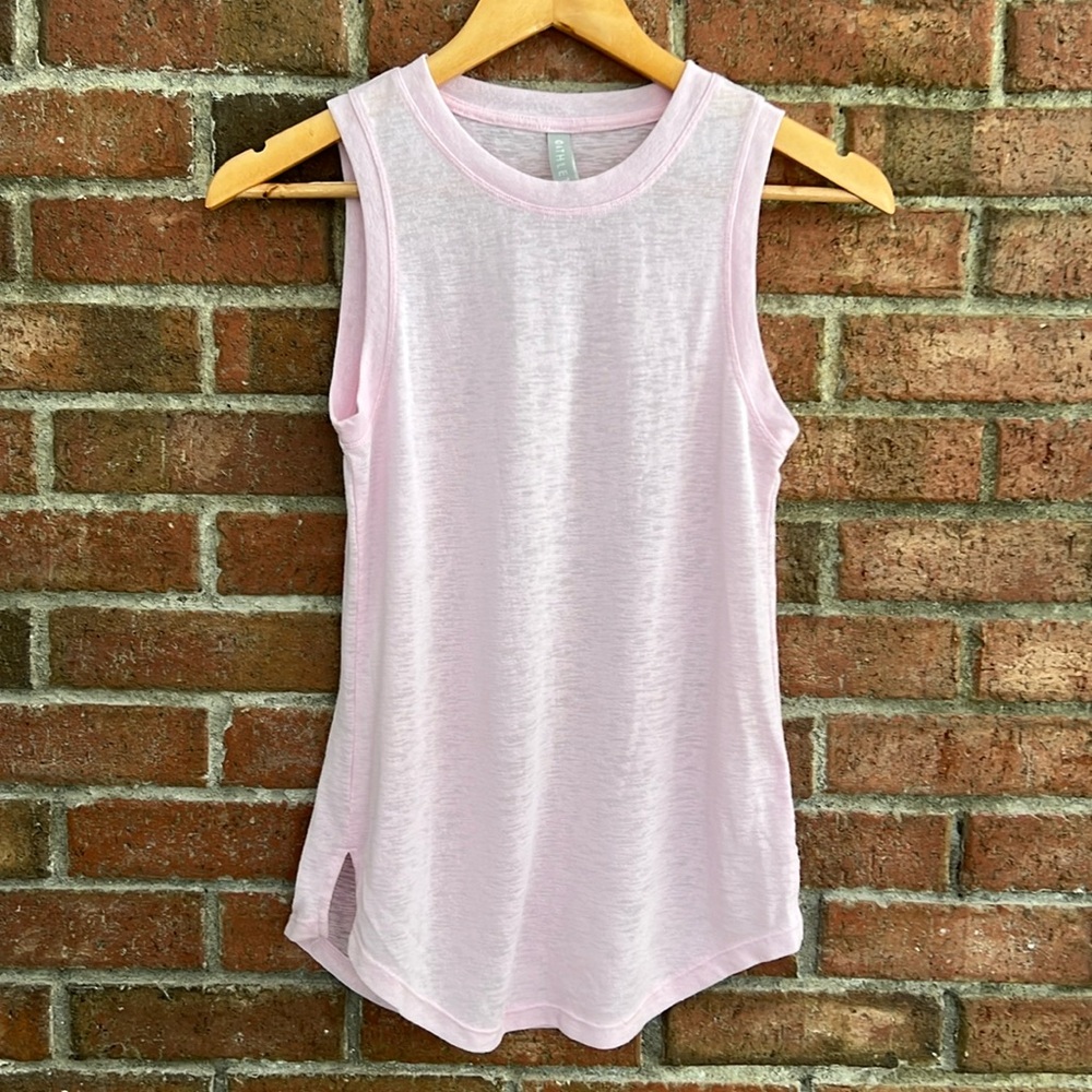 Athleta Breezy Modal Tank in Delicate Pink